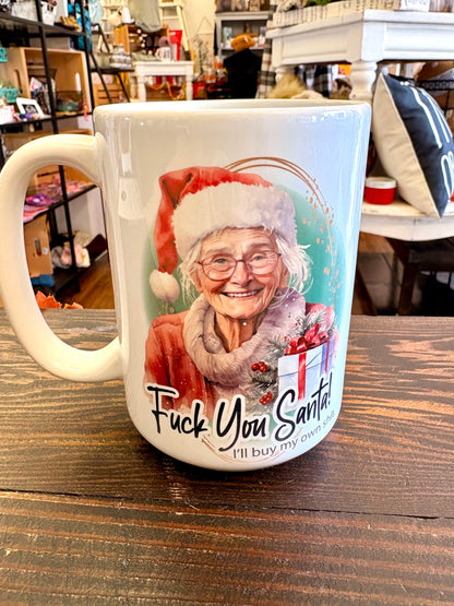 Town & Country ~ Naughty Christmas mugs.