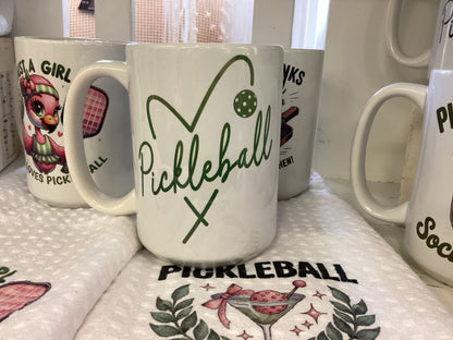 Pickleball mugs