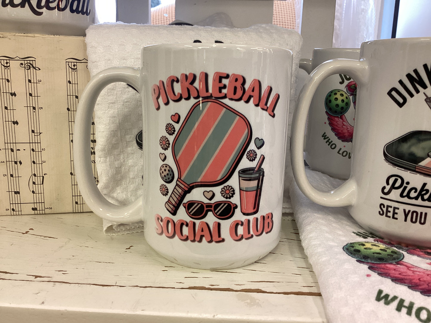 Pickleball mugs