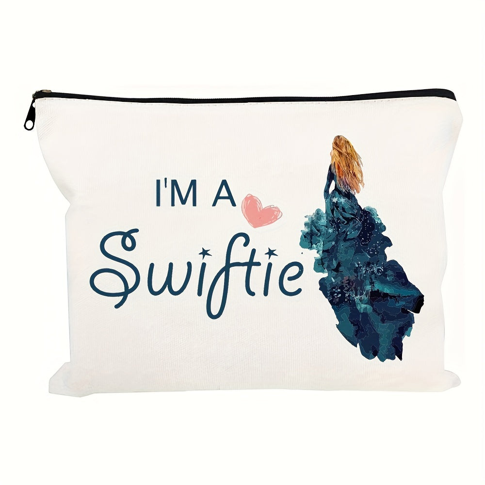 Town & Country - Taylor Swift “I’m A Swiftie” Blue Dress Makeup Bag