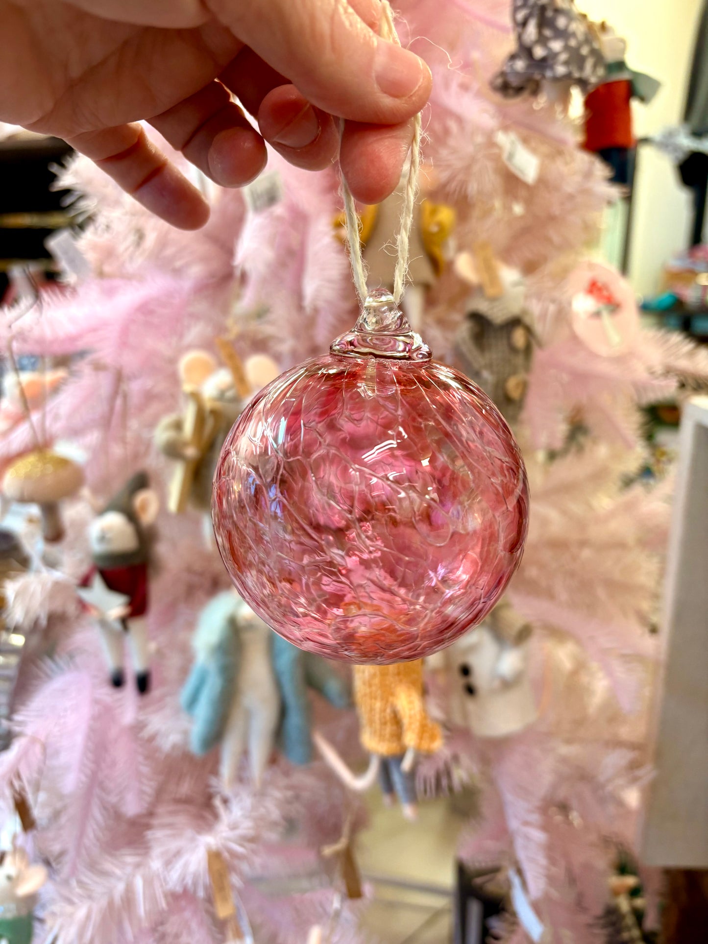 Little fox apothecary~ Glass Christmas ball ornaments