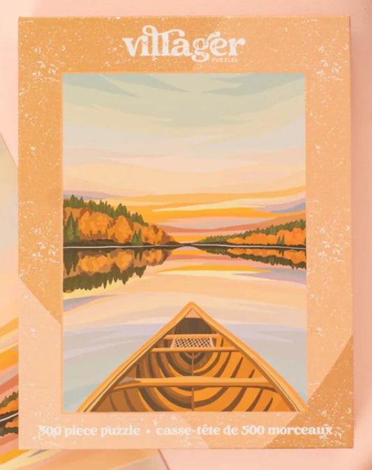 Villager puzzles - Canoeing at Dawn