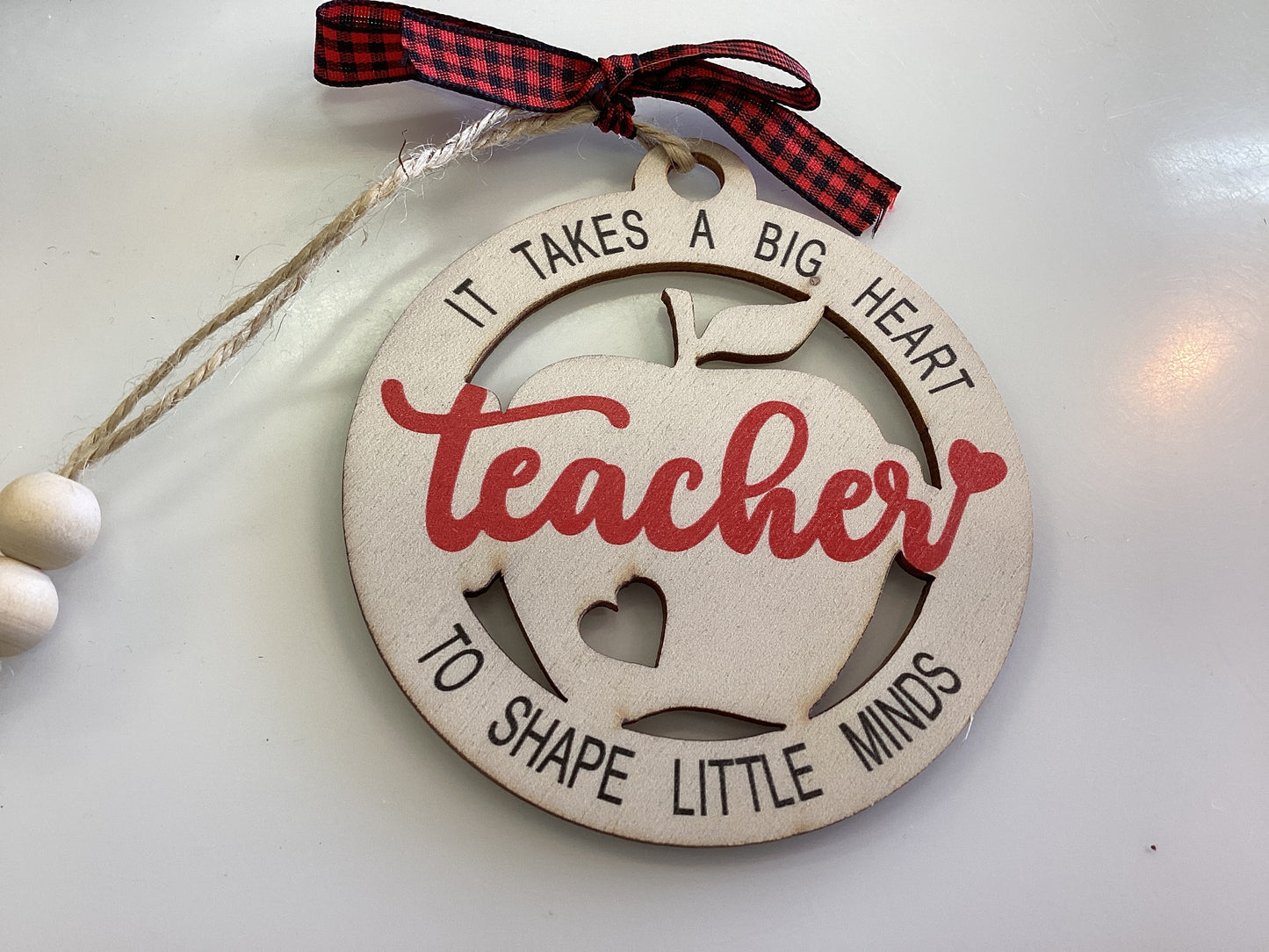 Town & Country- Teacher Ornament