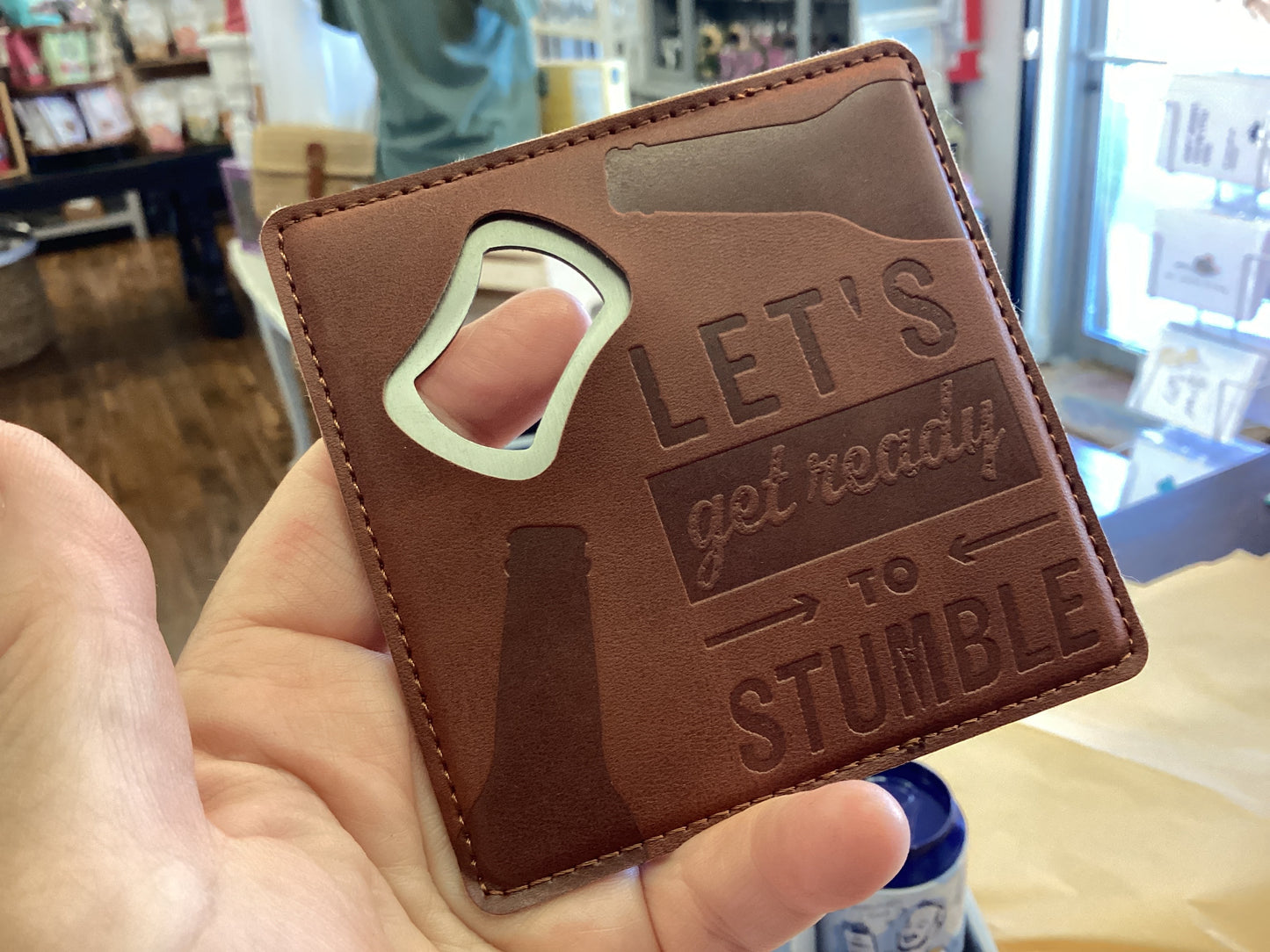 Bottle opener coasters