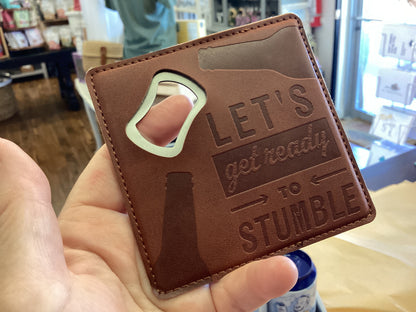 Bottle opener coasters
