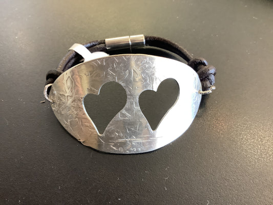 Teaspoon leather rope bracelet