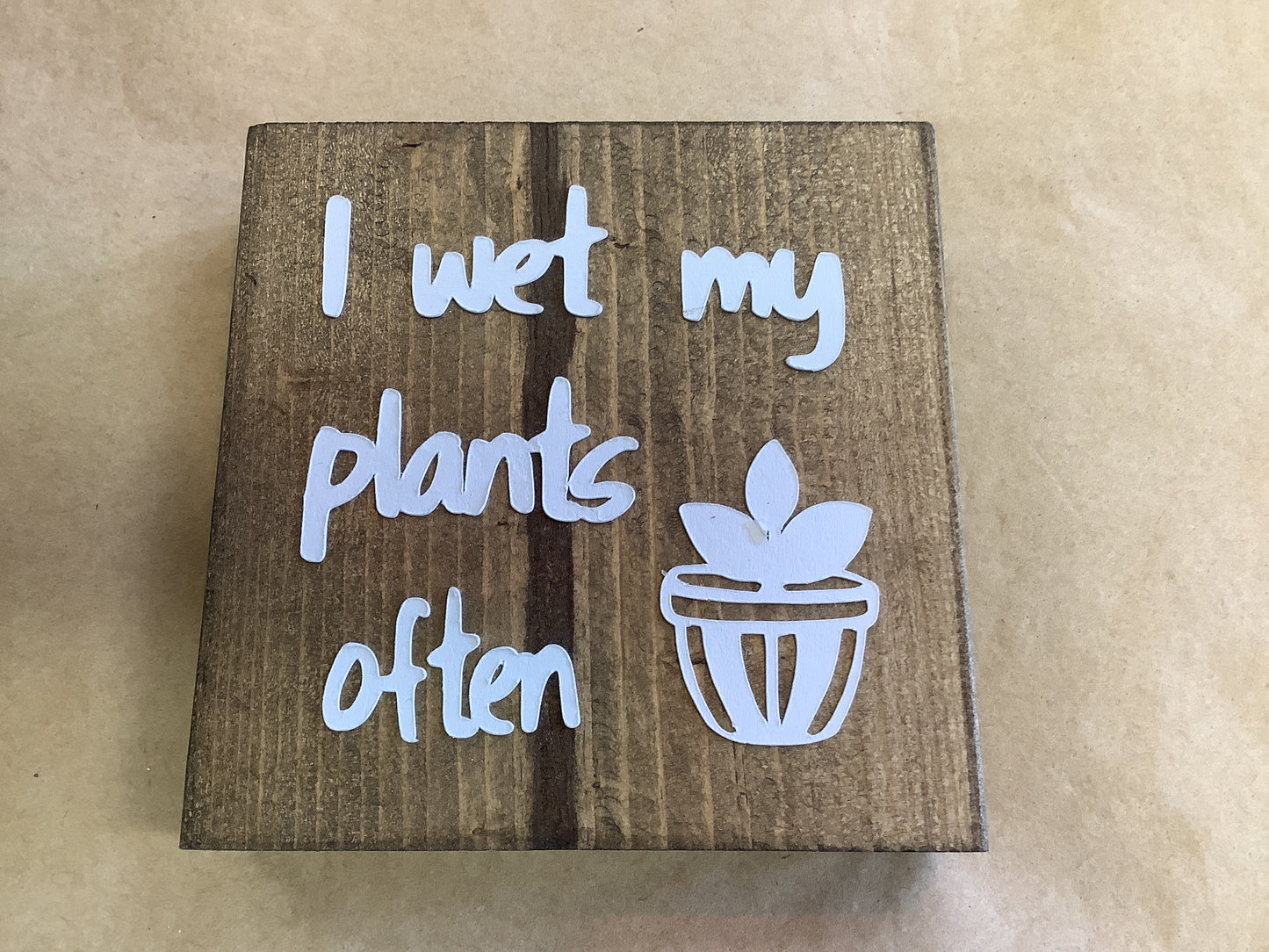 A Paper Life - I Wet My Plants Block