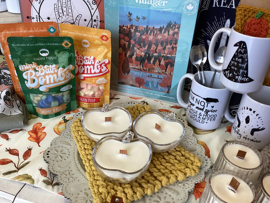 apple shape candles