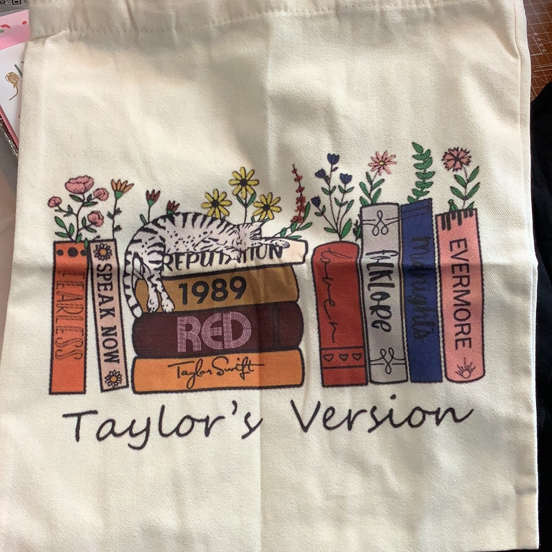Town & Country - Taylor Swift “Taylor’s Version on Books” Canvas Tote Bag