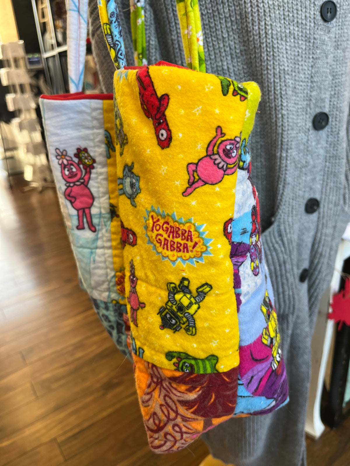 Vintage Up cycled Yo Gabba Gabba Bag