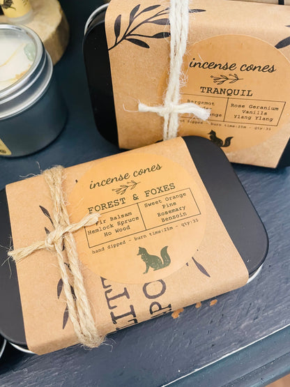 Little fox apothecary incense cones