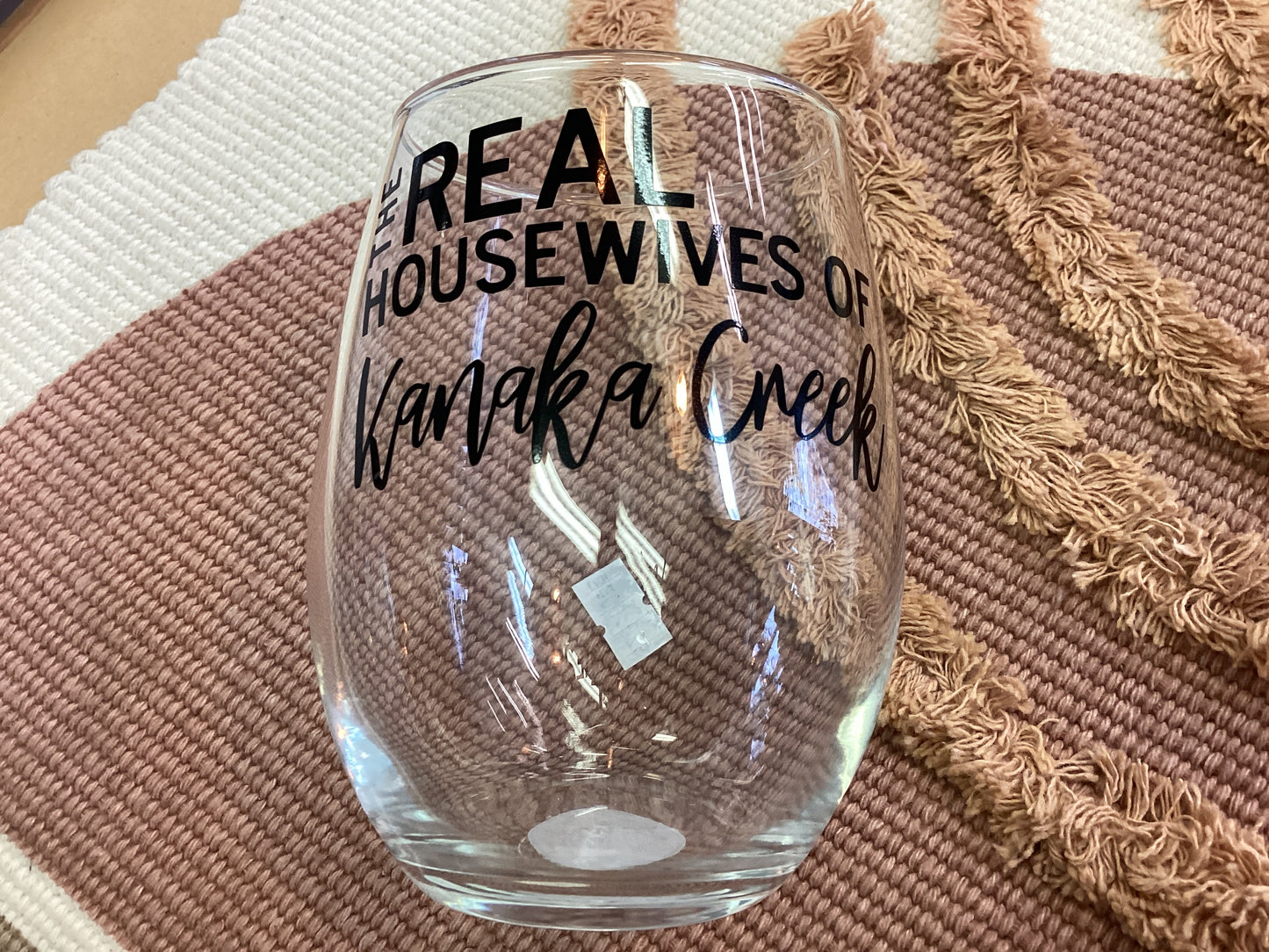 Town & Country -Stemless Wine Glass
