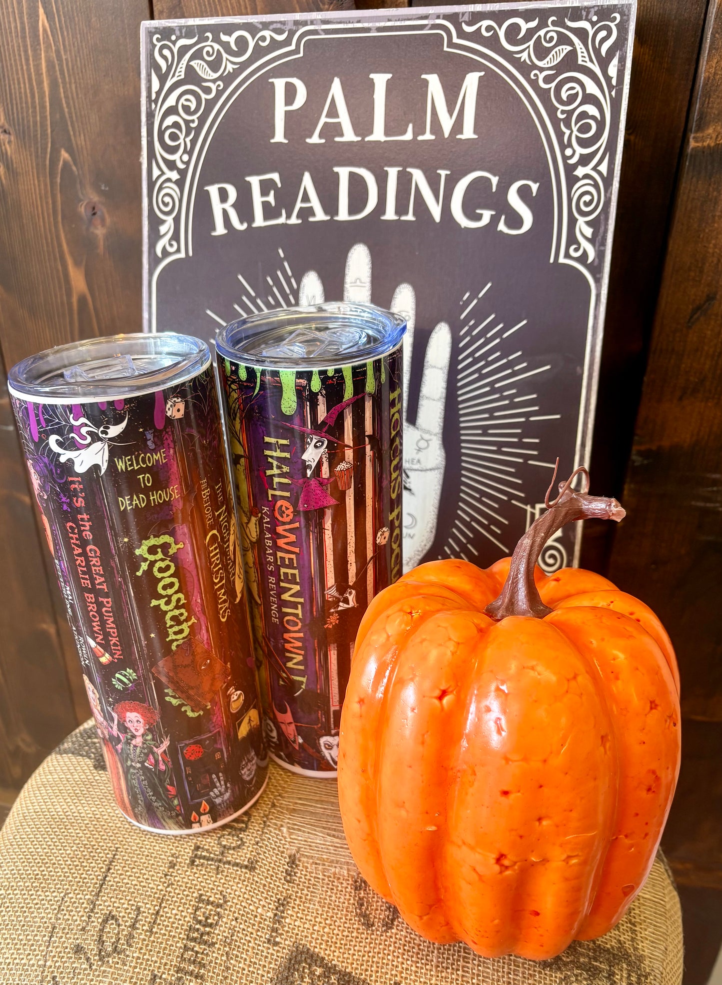 Halloween tumblers