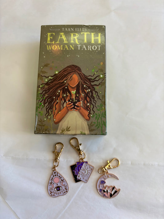 Mini tarot keychains