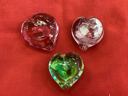 Little Fox Apothecary - Handblown Glass Hearts