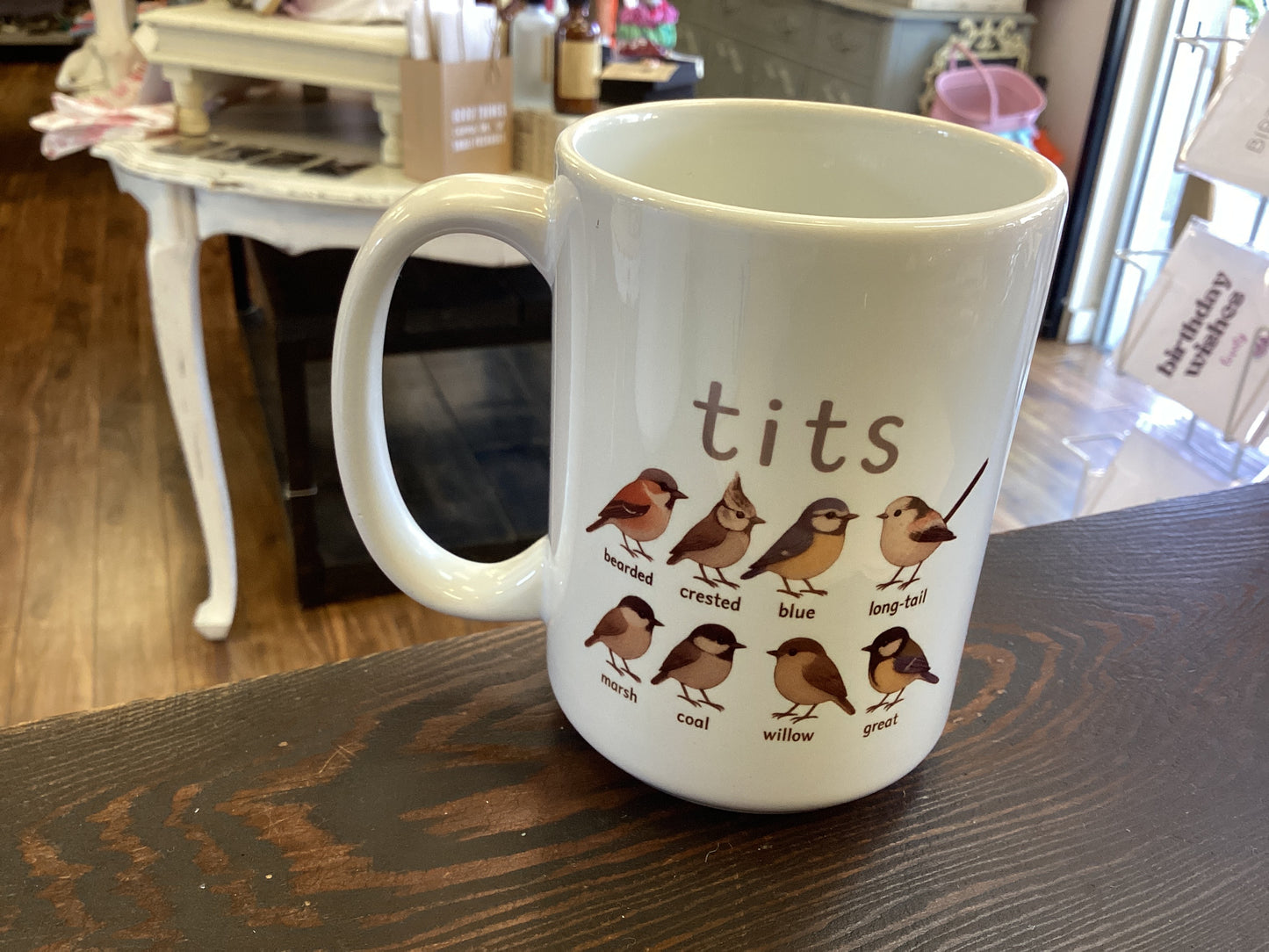 Tits bird mug