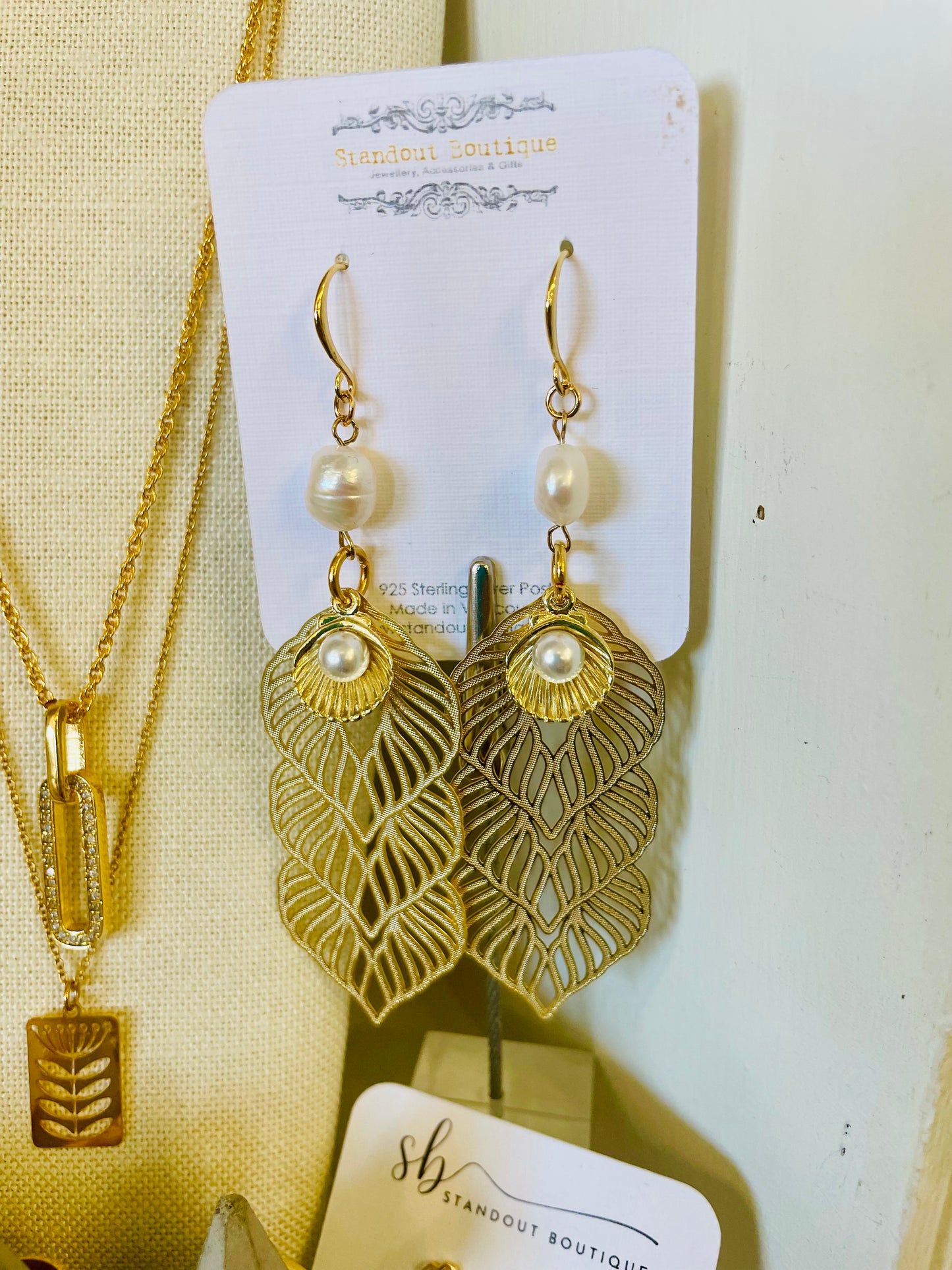 Standout Boutique - Azusa 14k Gold Dangling Earrings