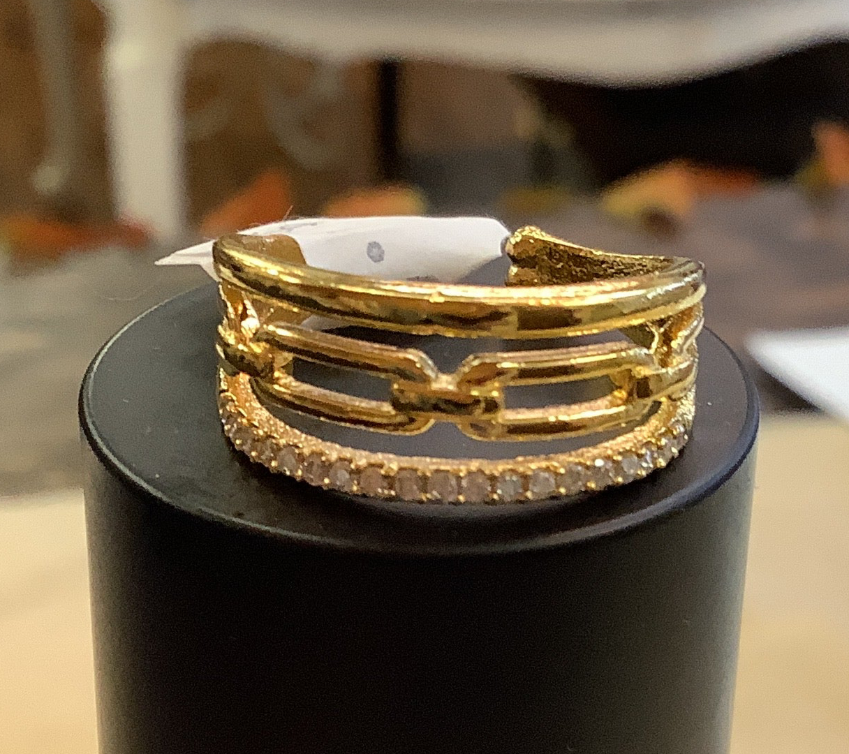 Standout Boutique - Gold Zirconia Ring