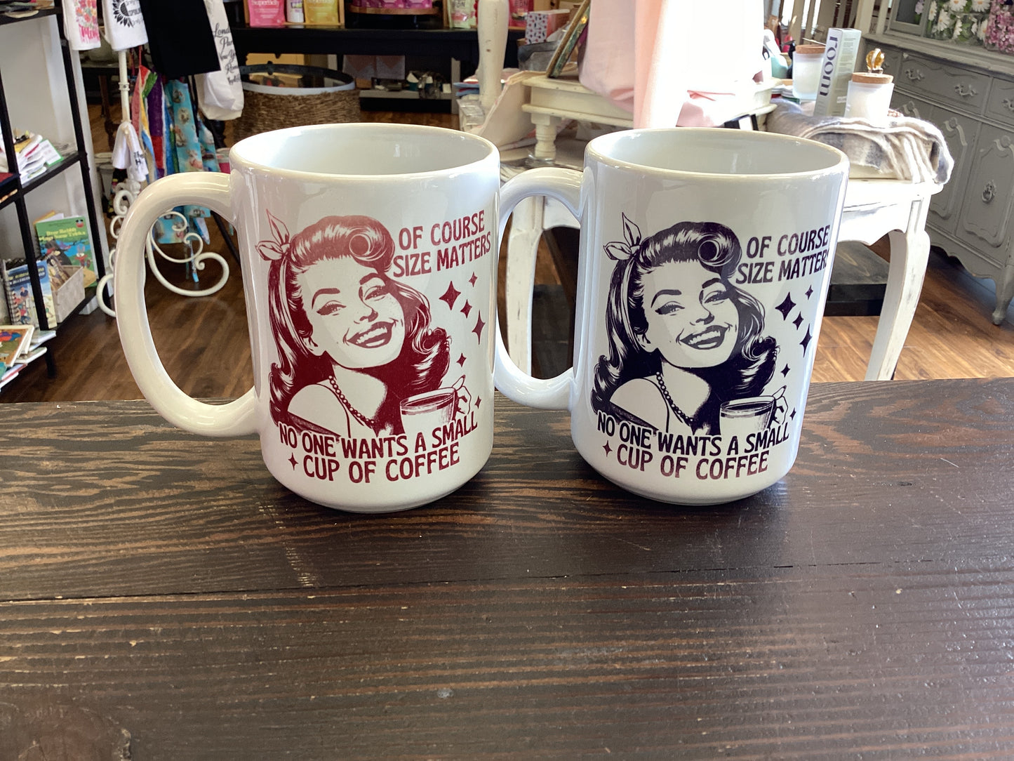 Of course size matters mug