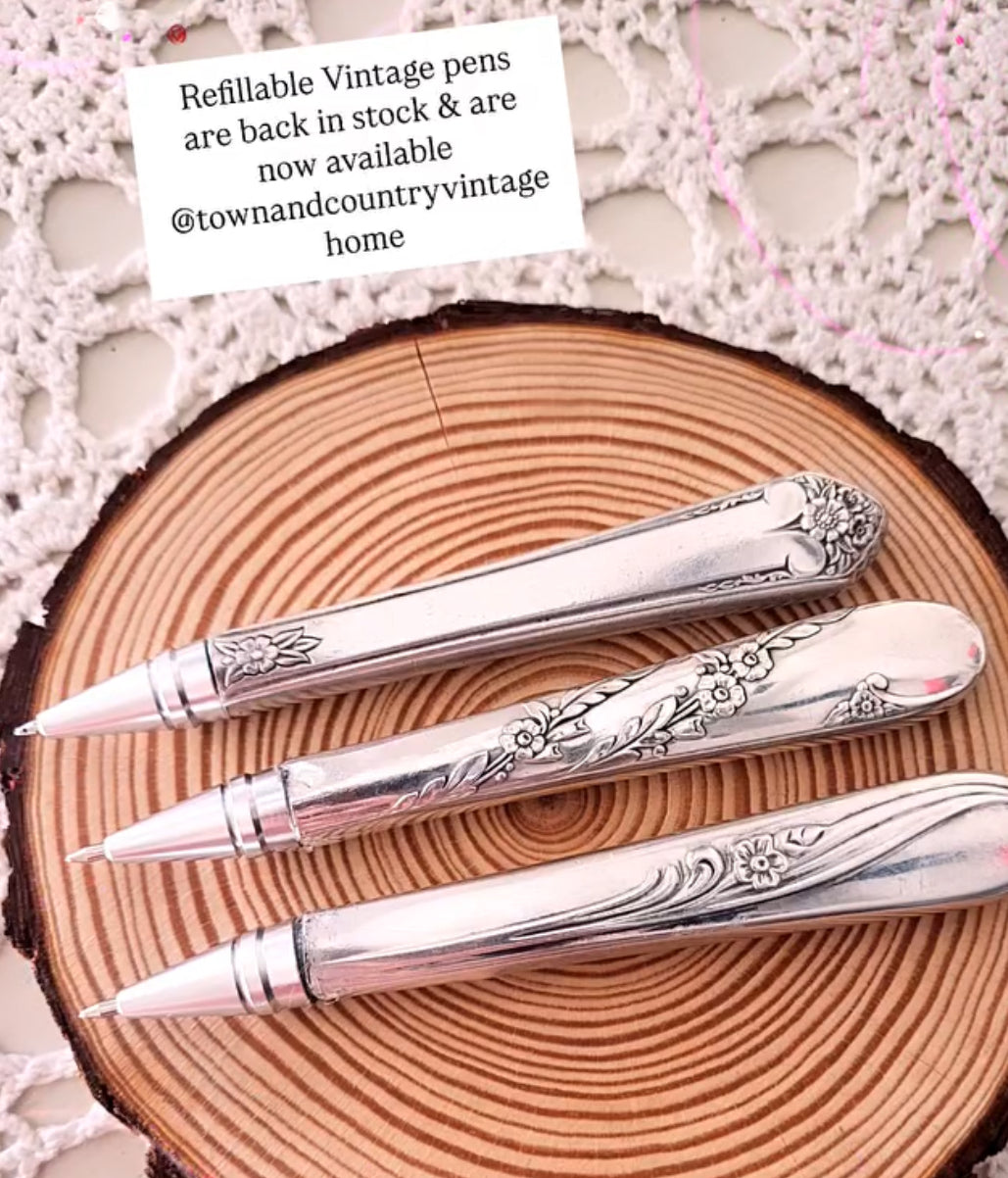 Teaspoon memories~ knife handle pens