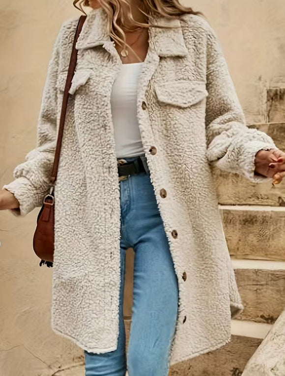 Town & Country - Plus Size Fleece Coat