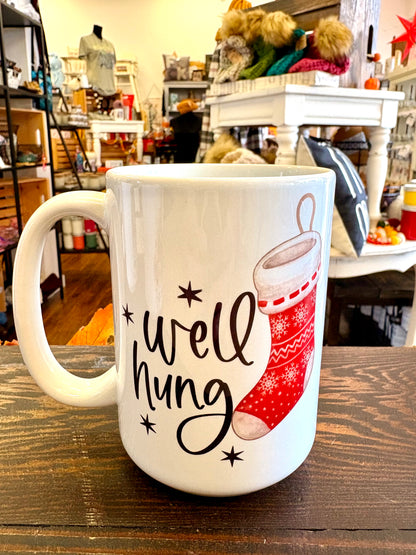 Town & Country ~ Naughty Christmas mugs.