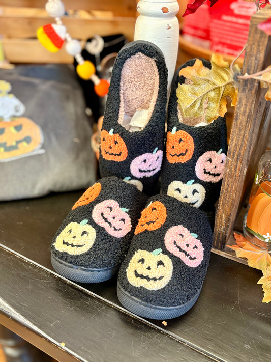 Pumpkin slippers