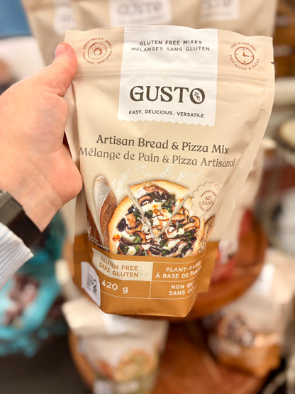 Gusto~ Gluten Free Artisan bread & Pizza mix