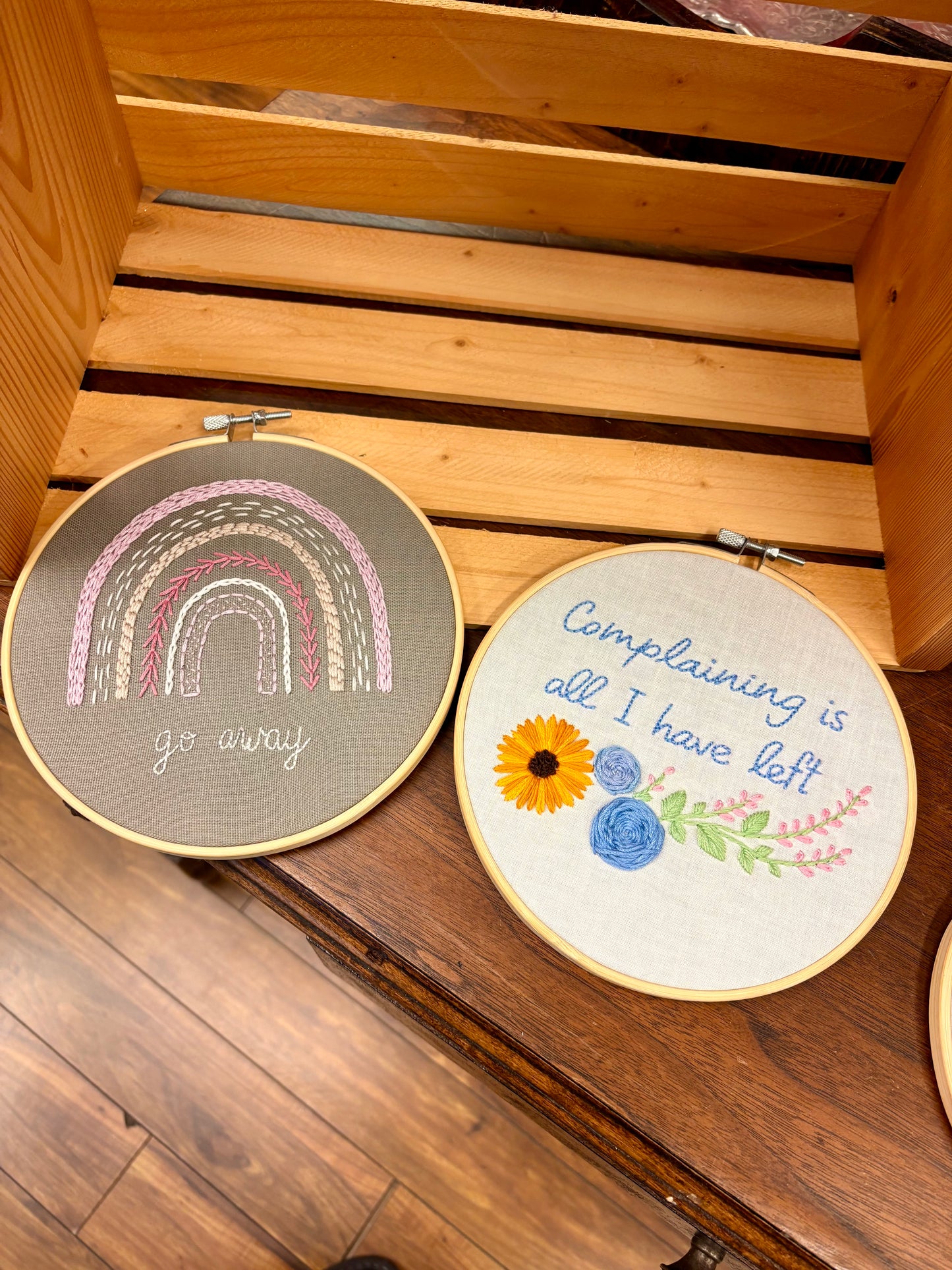 Some bad vibes~embroidery