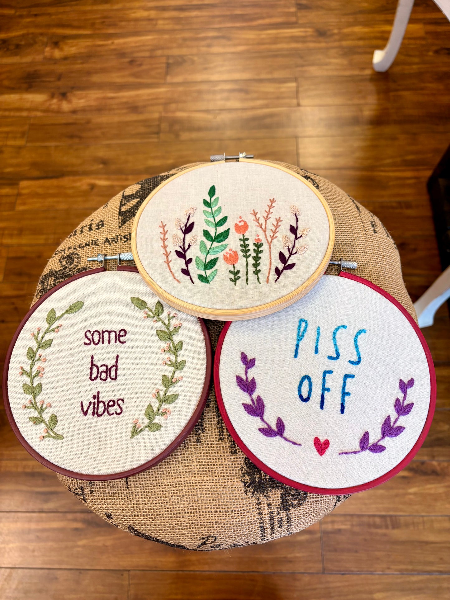 Some bad vibes~embroidery