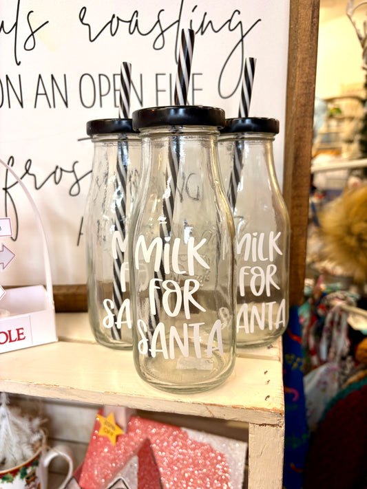 Milk for Santa bottle