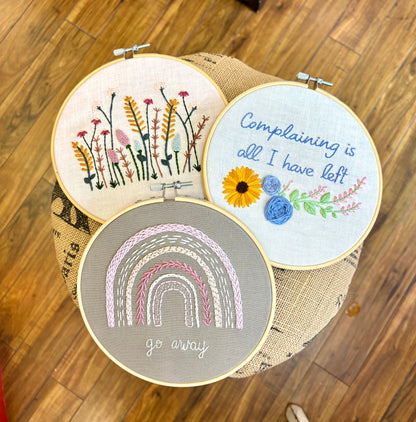 Some bad vibes~embroidery
