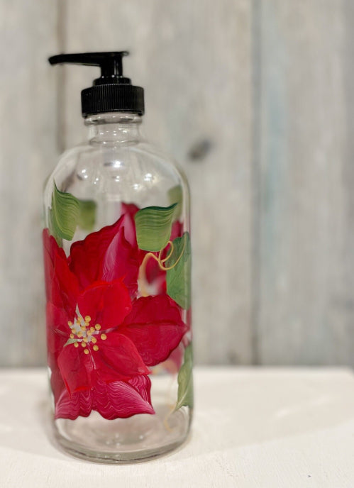 Cc Crafts - Red Poinsettia Soap Pum