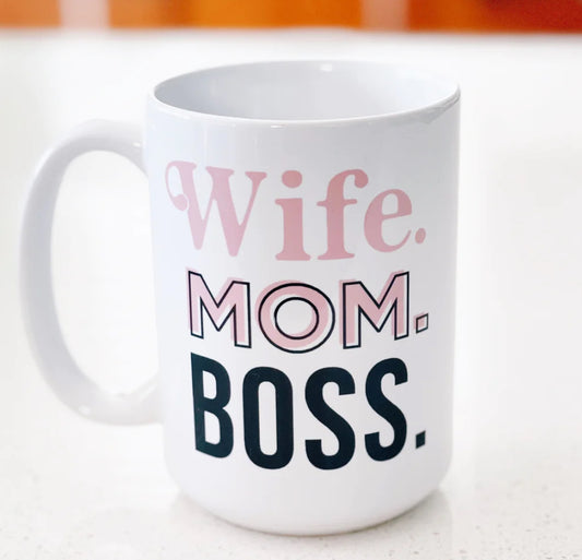 Pier Prints - Wife Mom Boss Mug