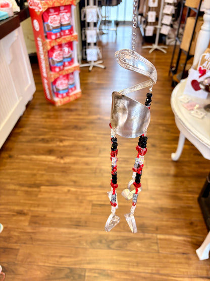 Teaspoon Memories ~Heart  & Crystal Chimes