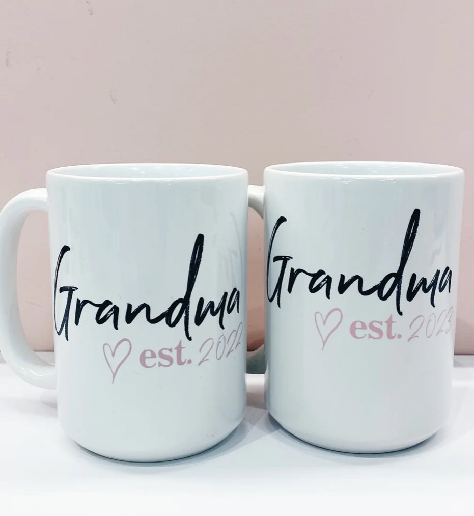 Pier Prints - Grandma Est 2023 Mug