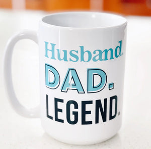 Pier Prints - Husband Dad Legend Mug