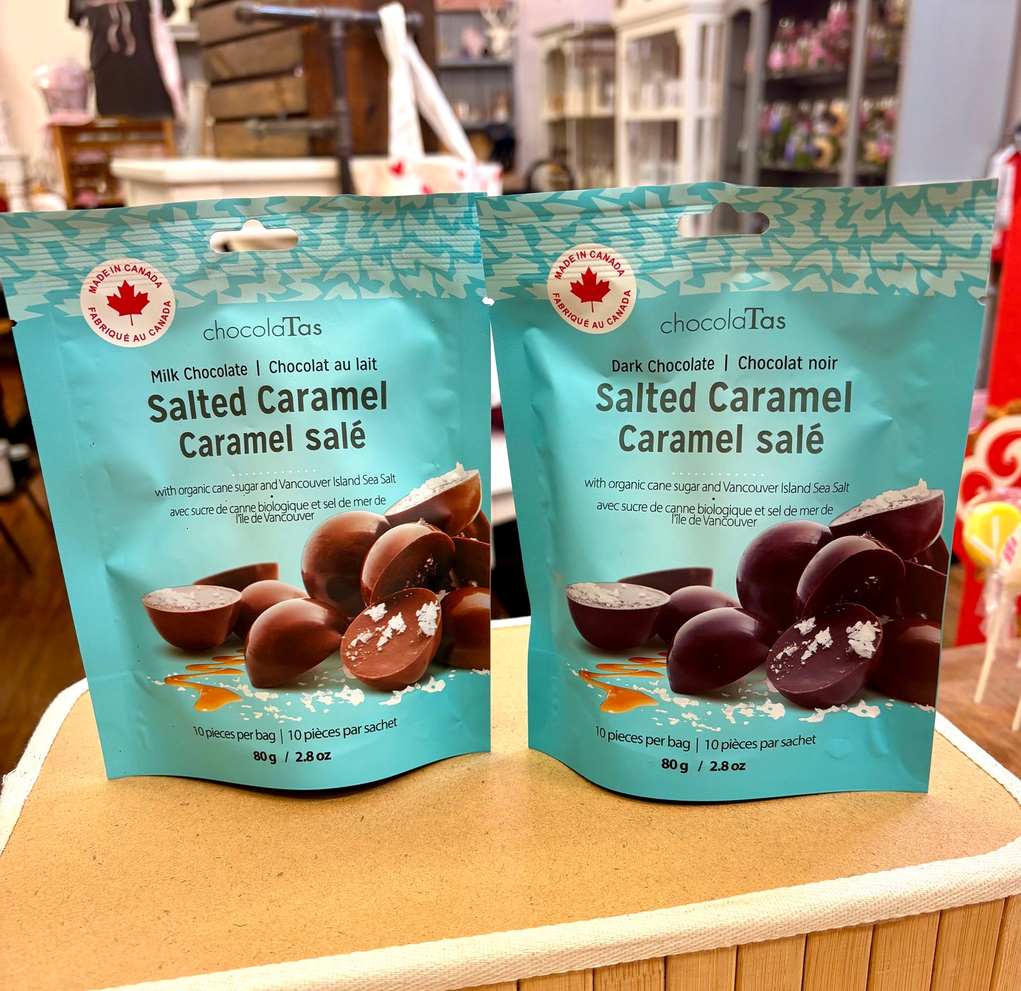 ChocolaTas ~ milk chocolate salted caramel