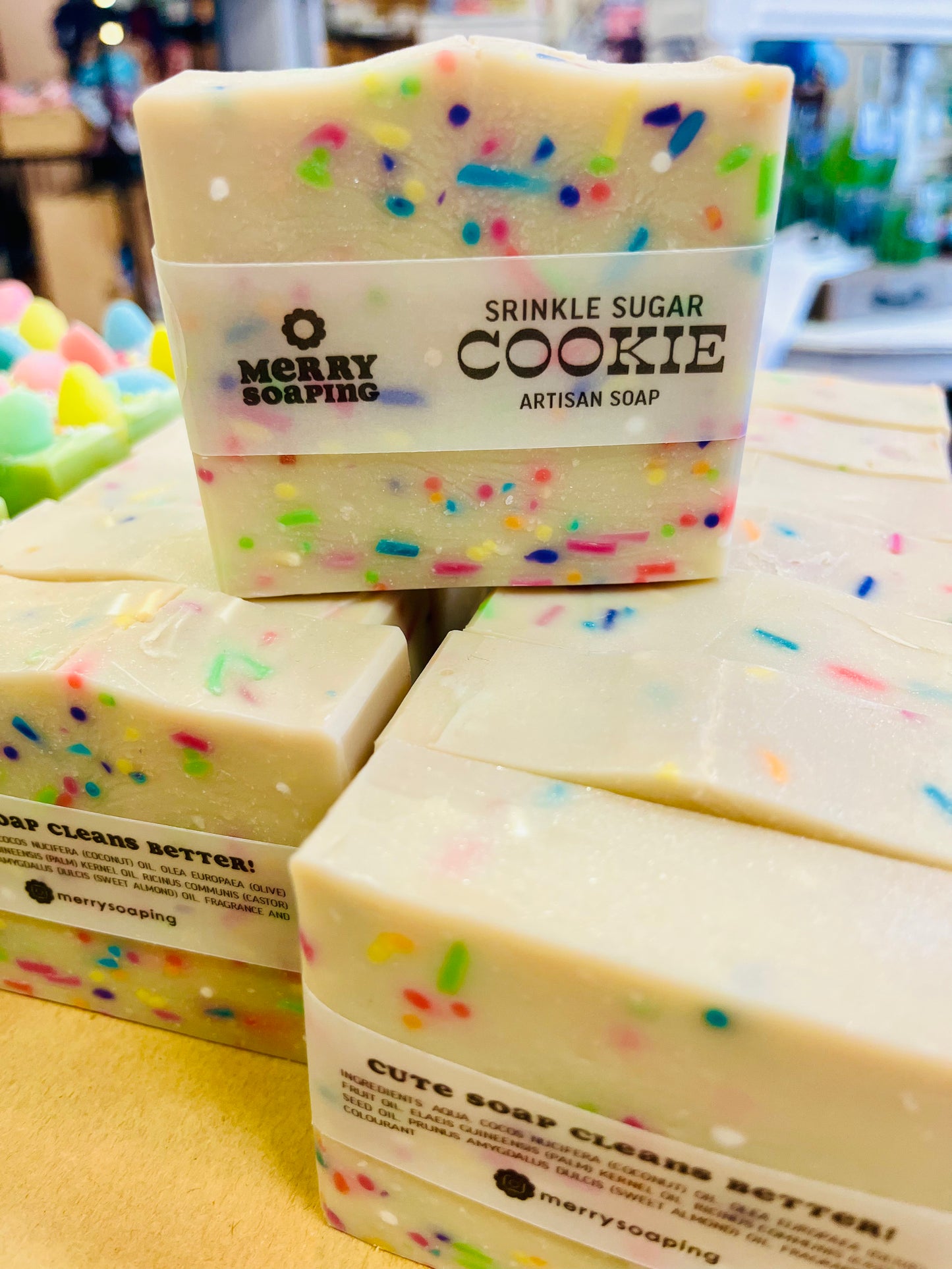 Merry Soaping ~ Sprinkle Sugar Cookie