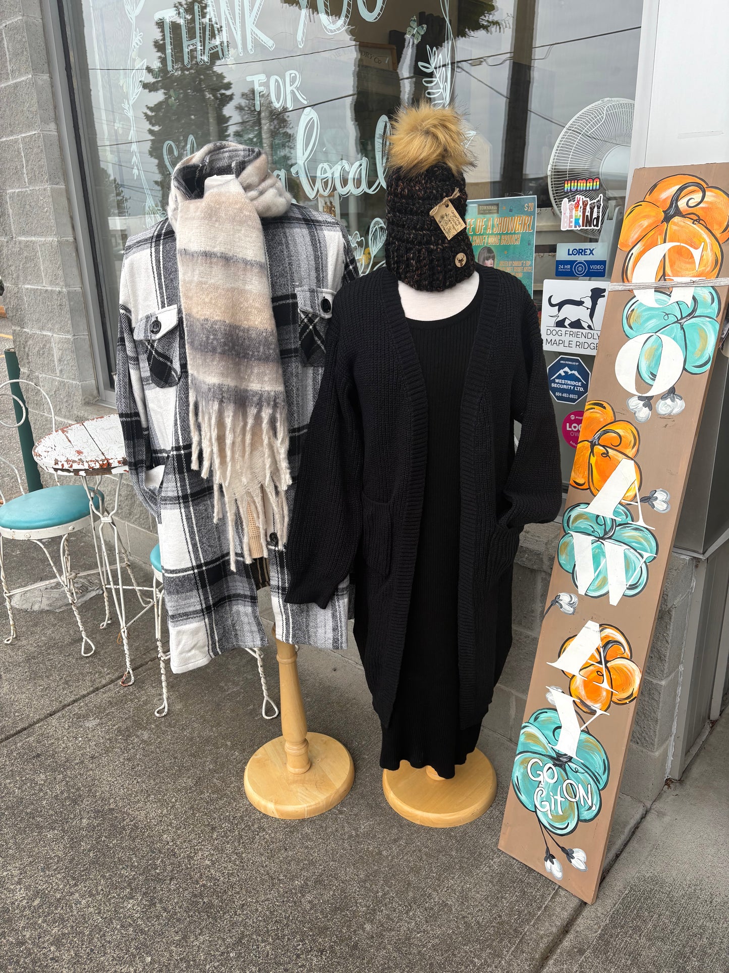 Town & Country Black front button cardigan.