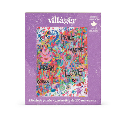 Villager Puzzles - Pink Graffiti