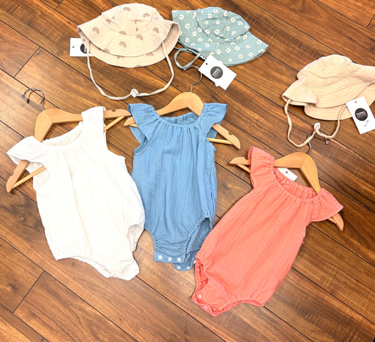 Colourful summers  baby rompers