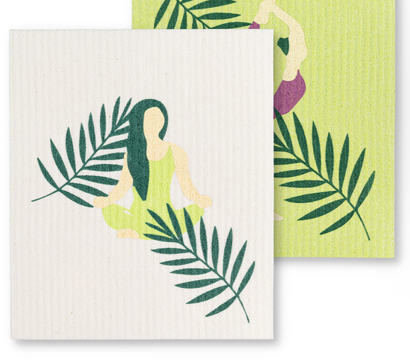 Swedish Dish Cloth 2 Pack - Yoga