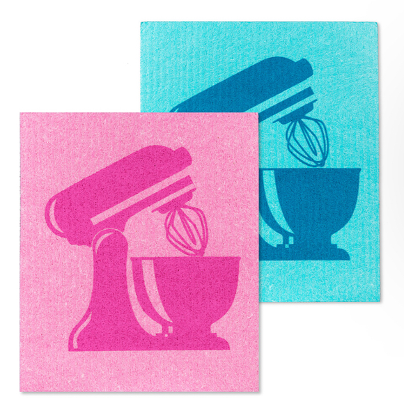 Swedish Dish Cloth 2 Pack - Kitchen Mixer