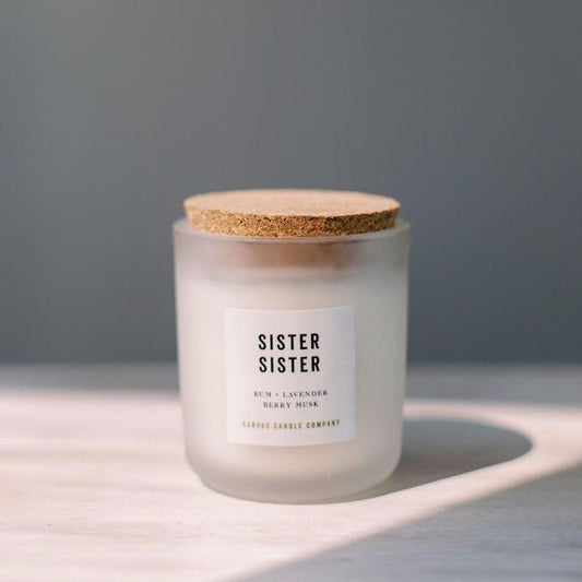 Canvas Candle - Sister Sister