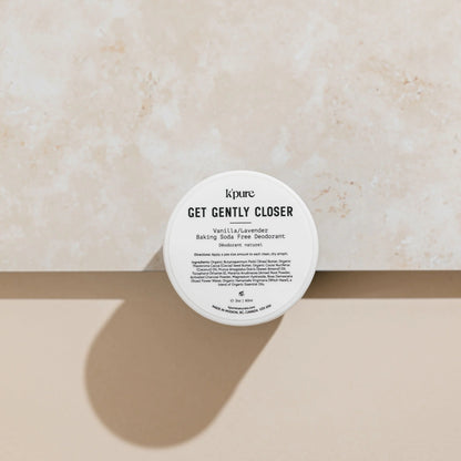 K'pure Naturals | GET GENTLY CLOSER | Baking Soda Free Deodorant