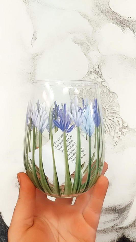 CC Crafts - Stemless Lavender Wineglass