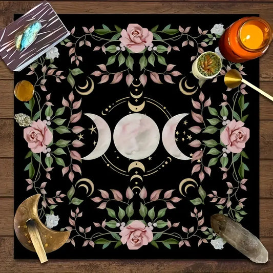 Town & Country - Rose Moon Phase Altar Cloth