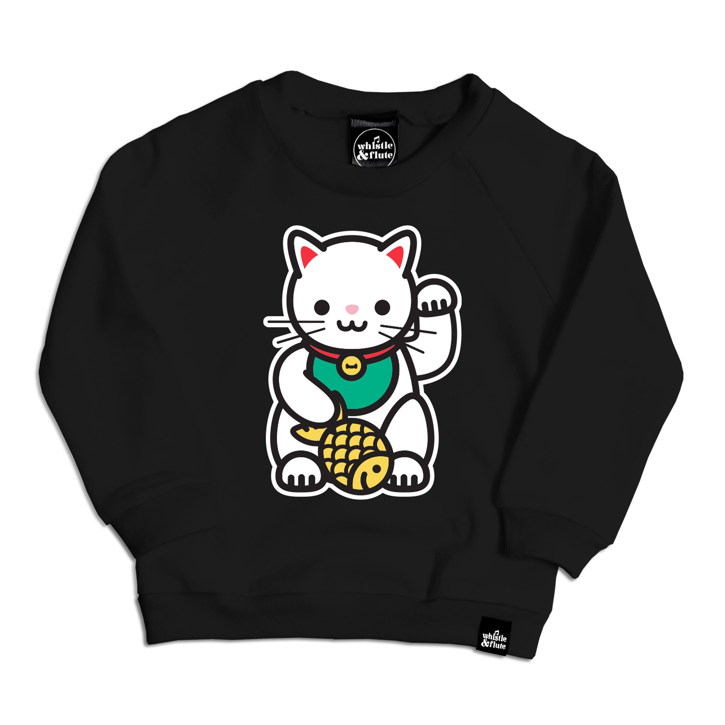 Whistle & Flute - Sweatshirt - Lucky Cat
