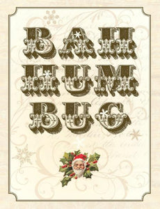 Yellow Bird Paper Greetings - Bah Hum Bug Card
